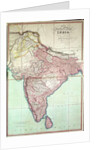 Improved Map of India published in London 1820 by English School
