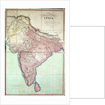 Improved Map of India published in London 1820 by English School