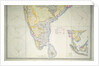 Map of British Southern India, 1872 by English School