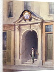 The Entrance to Butchers' Hall, 1855 by Thomas Hosmer Shepherd