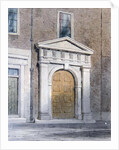 The Entrance to Masons' Hall, 1854 by Thomas Hosmer Shepherd