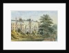 East front of Sir Robert Peel's House in Privy Garden 1851 by Thomas Hosmer Shepherd