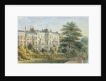 East front of Sir Robert Peel's House in Privy Garden 1851 by Thomas Hosmer Shepherd