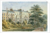 East front of Sir Robert Peel's House in Privy Garden 1851 by Thomas Hosmer Shepherd