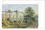 East front of Sir Robert Peel's House in Privy Garden 1851 by Thomas Hosmer Shepherd