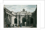 Lothbury Court, Bank of England 1801 by English School