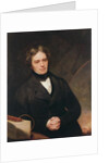 Portrait of Michael Faraday 1841-42 by Thomas Phillips