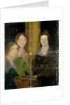 Portrait of the Bronte Sisters, c.1834 by Patrick Branwell Bronte