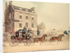 Quicksilver Royal Mail passing the Star and Garter at Kew Bridge, 1835 by James Pollard