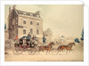 Quicksilver Royal Mail passing the Star and Garter at Kew Bridge, 1835 by James Pollard