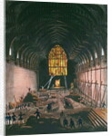 The Interior of Westminster Hall, 1834 by English School
