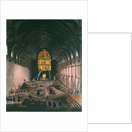 The Interior of Westminster Hall, 1834 by English School