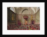 House of Lords, 1809 by T. & Pugin A.C. (1762-1832) (after) Rowlandson