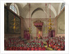 House of Lords, 1809 by T. & Pugin A.C. (1762-1832) (after) Rowlandson