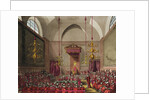 House of Lords, 1809 by T. & Pugin A.C. (1762-1832) (after) Rowlandson