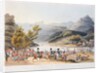 Fording of the River Mondego, engraved by C. Turner, 21st September 1810 by Thomas Staunton (after) St. Clair