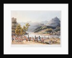 Fording of the River Mondego, engraved by C. Turner, 21st September 1810 by Thomas Staunton (after) St. Clair