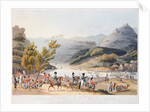 Fording of the River Mondego, engraved by C. Turner, 21st September 1810 by Thomas Staunton (after) St. Clair