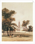The Church of St Alphage from the Park, Greenwich, 1831 by Thomas Shotter Boys