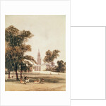 The Church of St Alphage from the Park, Greenwich, 1831 by Thomas Shotter Boys