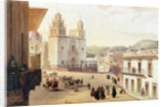 Plaza Mayor de Guonajuato by Carl Nebel