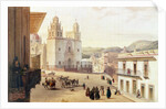 Plaza Mayor de Guonajuato by Carl Nebel