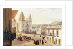 Plaza Mayor de Guonajuato by Carl Nebel