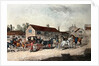 The Mail Coach Changing Horses, engraved by R. Havell, 1815 by James (after) Pollard