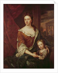 Queen Anne and William, Duke of Gloucester by Godfrey (after) Kneller