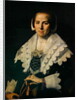 Portrait of a Woman with a Fan, 1640 by Frans Hals
