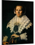 Portrait of a Woman with a Fan, 1640 by Frans Hals