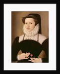 Portrait of Mary Ann Waltham, 1572 by Francois Quesnel