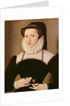 Portrait of Mary Ann Waltham, 1572 by Francois Quesnel
