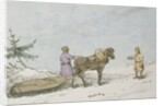 Finland Sledge, 1803 by John Augustus Atkinson
