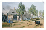 A Russian Village, 1804 by John Augustus Atkinson