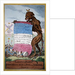 The Genius of France, 4th April 1815 by George Cruikshank