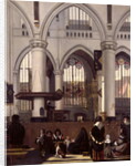 The Interior of Oude Kerk, Amsterdam, c.1660 by Emanuel de Witte