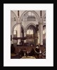 The Interior of Oude Kerk, Amsterdam, c.1660 by Emanuel de Witte