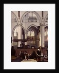The Interior of Oude Kerk, Amsterdam, c.1660 by Emanuel de Witte