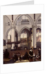 The Interior of Oude Kerk, Amsterdam, c.1660 by Emanuel de Witte