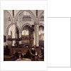 The Interior of Oude Kerk, Amsterdam, c.1660 by Emanuel de Witte