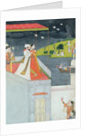Lovers on a Terrace, c.1780-1800 by Indian School