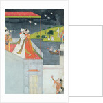 Lovers on a Terrace, c.1780-1800 by Indian School