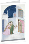 The Timid Bride, Kangra, c.1820 by Indian School
