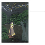 A lady on her way to a tryst, Guler, c.1760 by Indian School