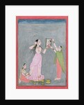 Lady at her toilet, Mankot, c.1730 by Indian School
