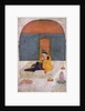 Lovers on a terrace, Garhwal, c.1780-1800 by Indian School