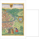 Map of Vienna by German School