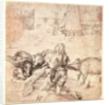 Study for an engraving of the Prodigal Son by Albrecht Dürer or Duerer
