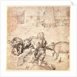 Study for an engraving of the Prodigal Son by Albrecht Dürer or Duerer